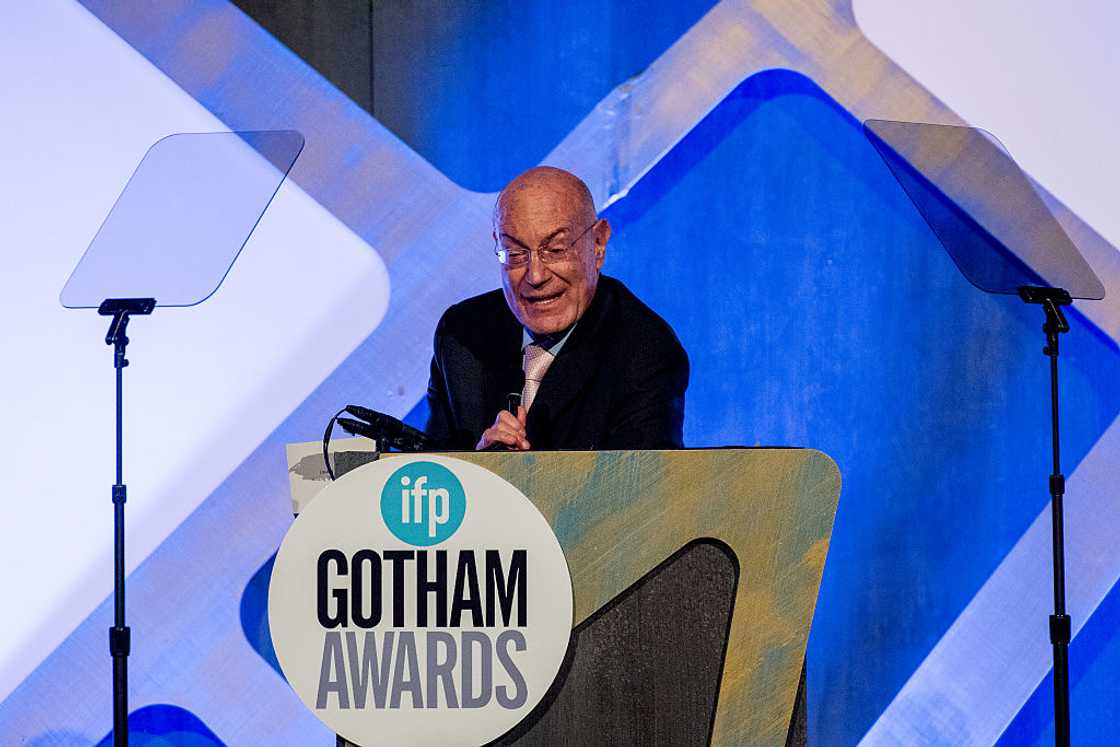 Film producer Arnon Milchan speaks at an event in New York City