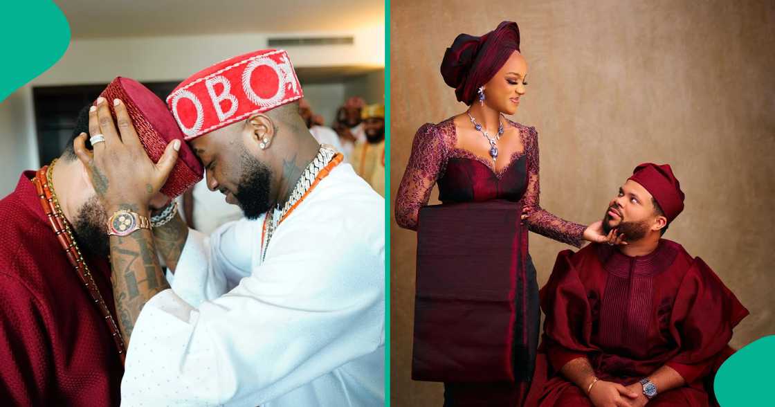Davido shares sweet message to AsaAsika on his wedding. Davido shares sweet message to AsaAsika on his wedding.