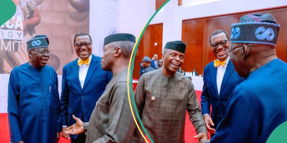 Details emerge as President Tinubu meets Osinbajo in Tanzania