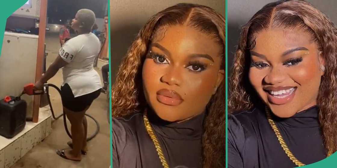 Nigerian lady flaunts her beauty.