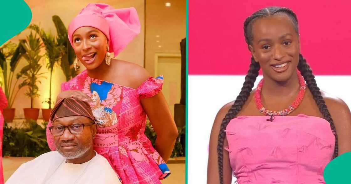 Cuppy and her billionaire dad Otedola Cuppy and her billionaire dad Otedola