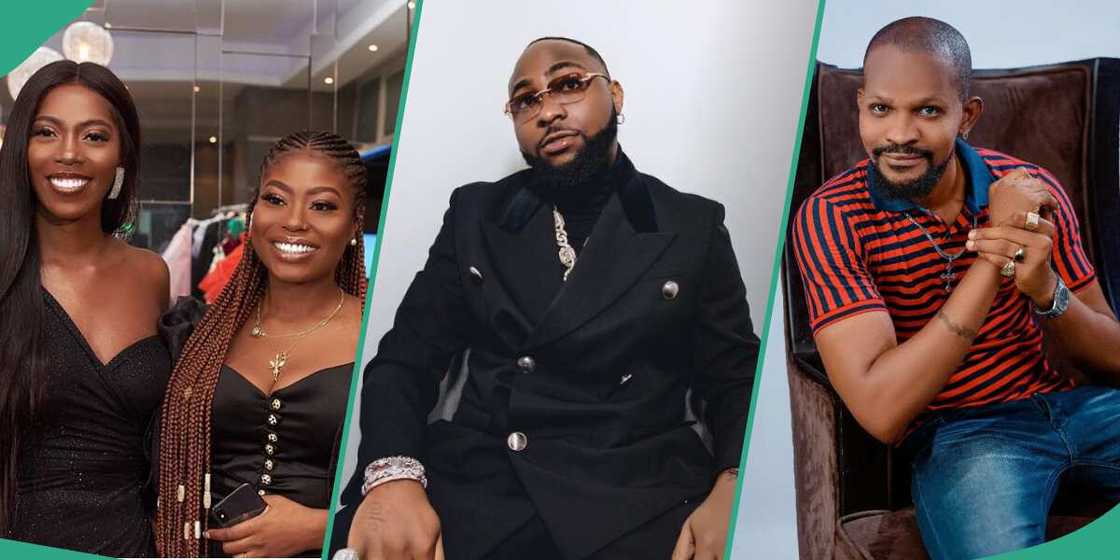 Tiwa Savage and Sophia Momodu, Davido, Uche Maduagwu Tiwa Savage and Sophia Momodu, Davido, Uche Maduagwu