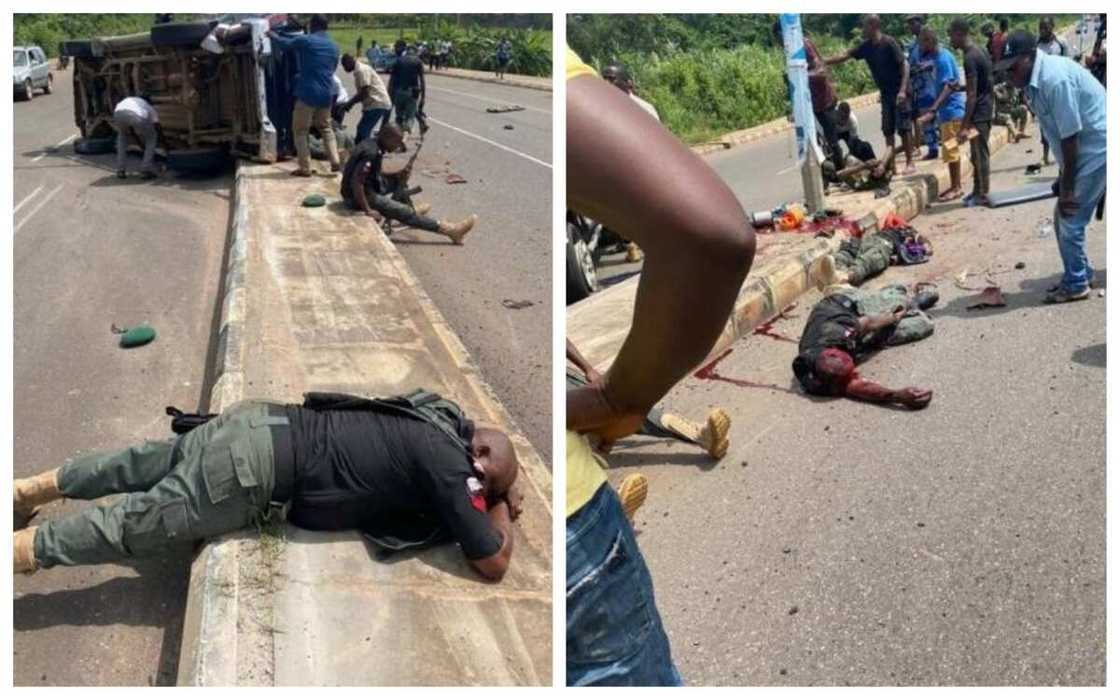 Yanzu-yanzu: Yan sanda akalla 5 sun mutu a mumunan hadarin mota (Hotuna) Yanzu-yanzu: Yan sanda akalla 5 sun mutu a mumunan hadarin mota (Hotuna)