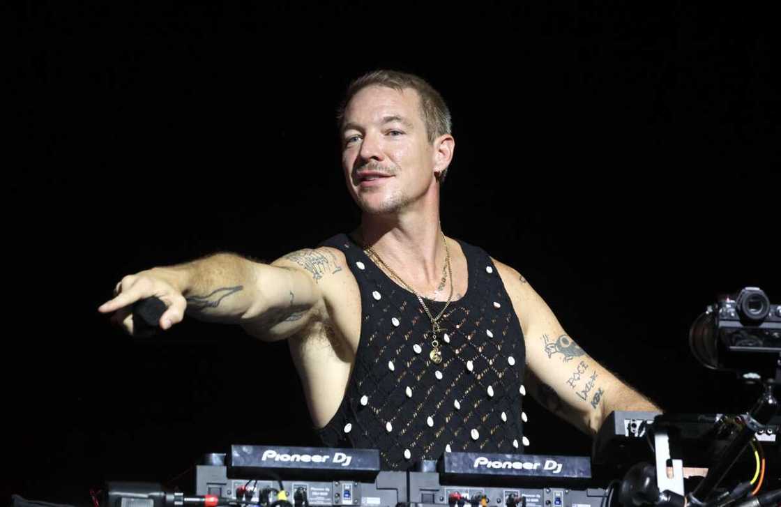Diplo performs onstage in Brazil Diplo performs onstage in Brazil