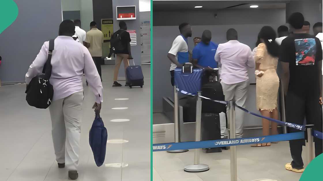 Video of Nigerian dad moving abroad without his family goes viral Video of Nigerian dad moving abroad without his family goes viral