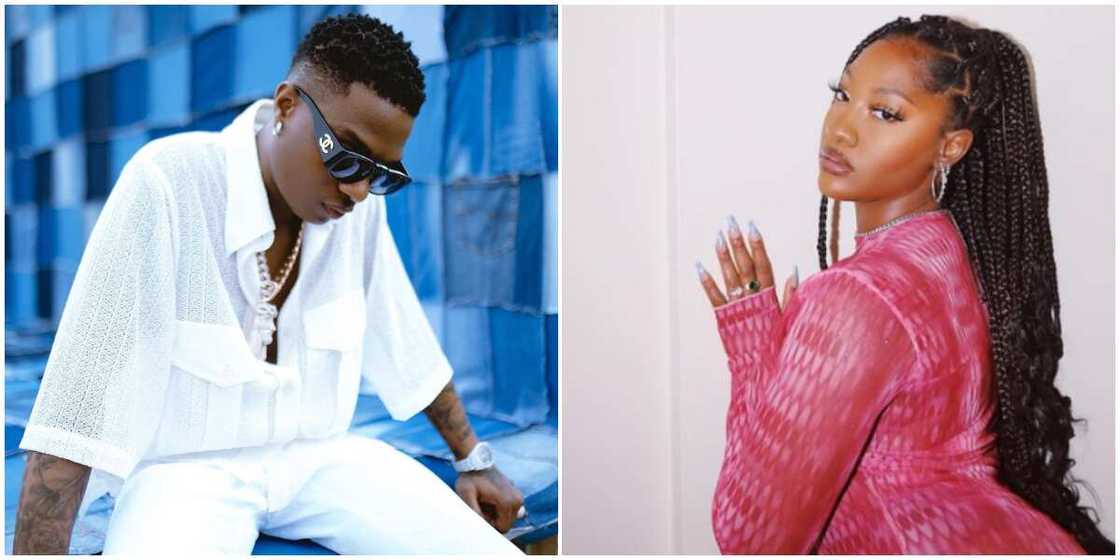 Tems smokes in video Tems smokes in video