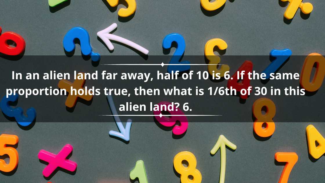 Math riddles with answers for adults