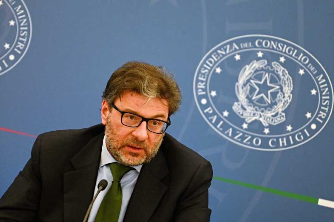 Giancarlo Giorgetti, whose political mentor was Northern League founder Umberto Bossi but who is considered a pro-Europe moderate, will serve as finance minister Giancarlo Giorgetti, whose political mentor was Northern League founder Umberto Bossi but who is considered a pro-Europe moderate, will serve as finance minister