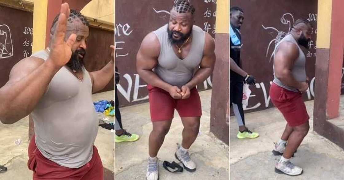 Kizz Daniel's bodyguard causes buzz with dance video Kizz Daniel's bodyguard causes buzz with dance video