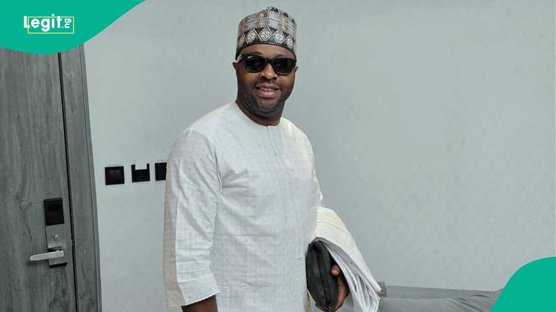 Femi Adebayo eventually meets lady who researched his movie, seven doors.