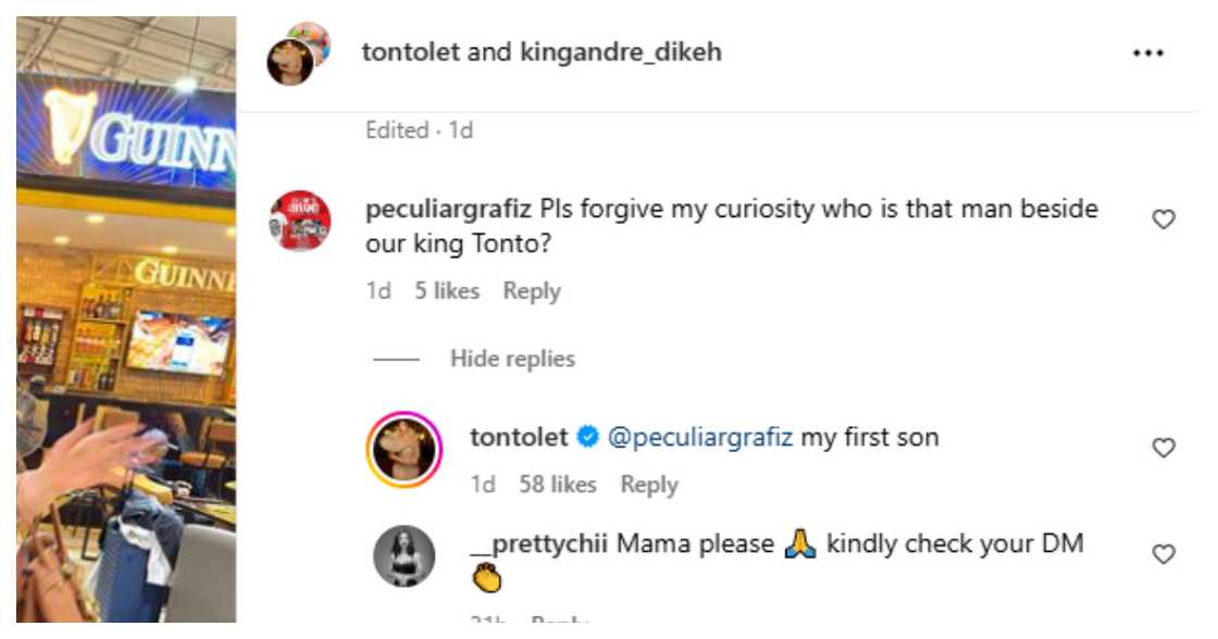 Tonto Dikeh speaks on dating rumours