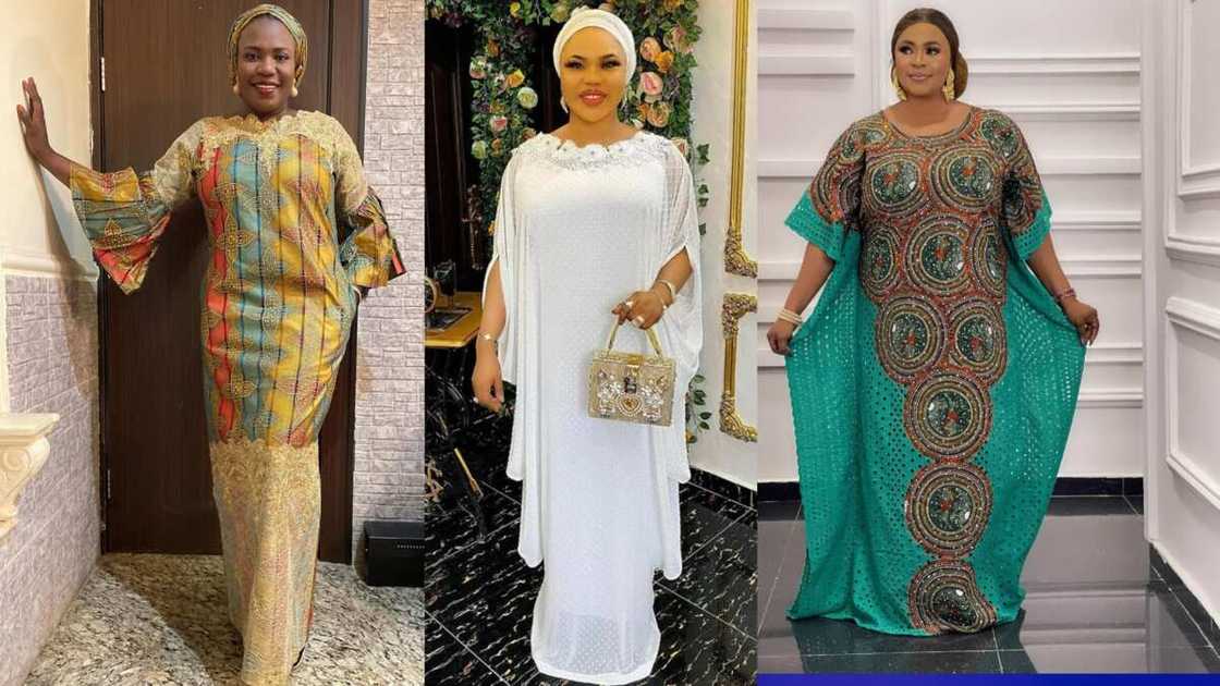 50 stylish Ankara kaftan gowns with stones best styles for 2024 Legit.ng