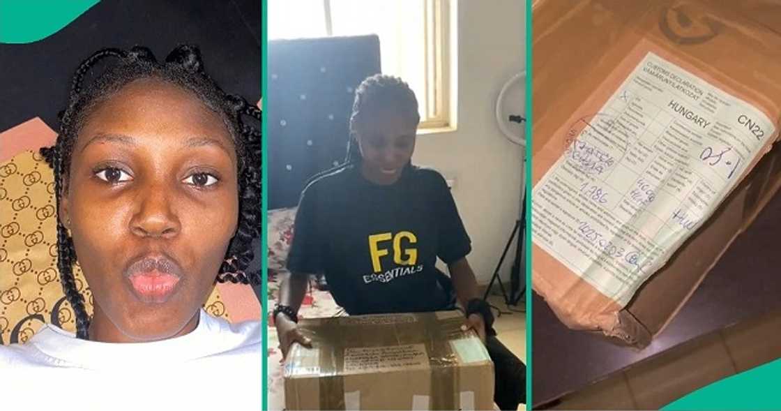 Lady under fire after showing off the gifts that she received from European admirer Lady under fire after showing off the gifts that she received from European admirer