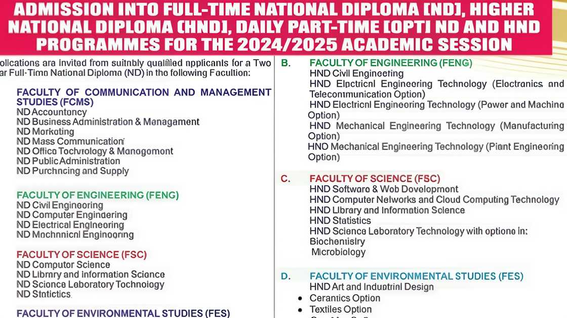 Adeseun Ogundoyin Polytechnic, Eruwa courses Adeseun Ogundoyin Polytechnic, Eruwa courses