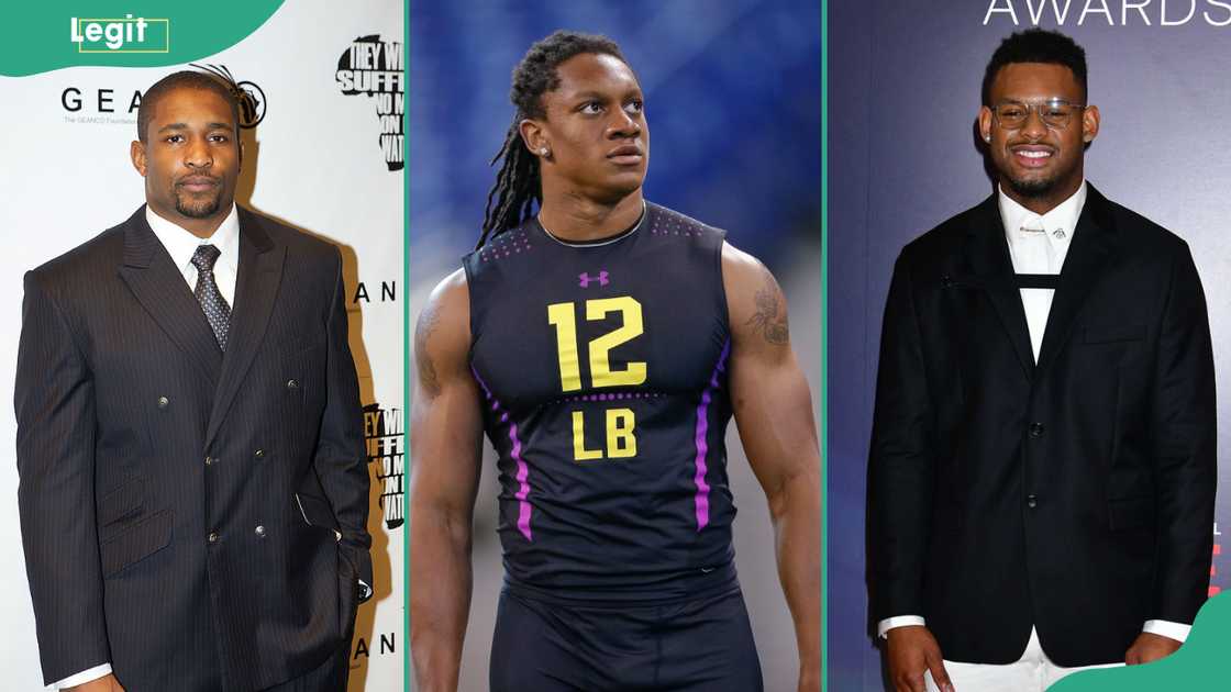 JuJu Smith-Schuster (L), Tremaine Edmunds (C) and Amobi Okoye (R) are some of the youngest NFL players to be drafted. JuJu Smith-Schuster (L), Tremaine Edmunds (C) and Amobi Okoye (R) are some of the youngest NFL players to be drafted.