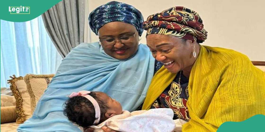 Oluremi Tinubu ta ziyarci Aisha Buhari da jikarta