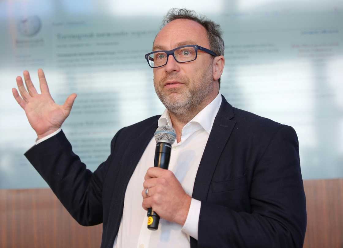 Wikipedia founder Jimmy Wales, seen in September 2015, has said the website is always 'trying to be neutral, trying to be clear'