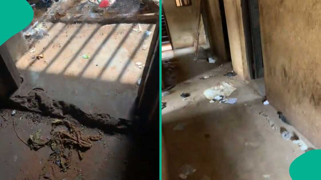 lady shares disturbing state of an apartment after the tenants left