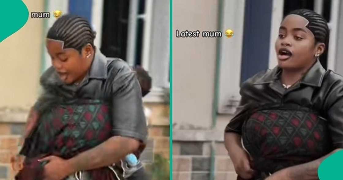 TikTok sensation Black Chully backs her baby while dancing in video TikTok sensation Black Chully backs her baby while dancing in video