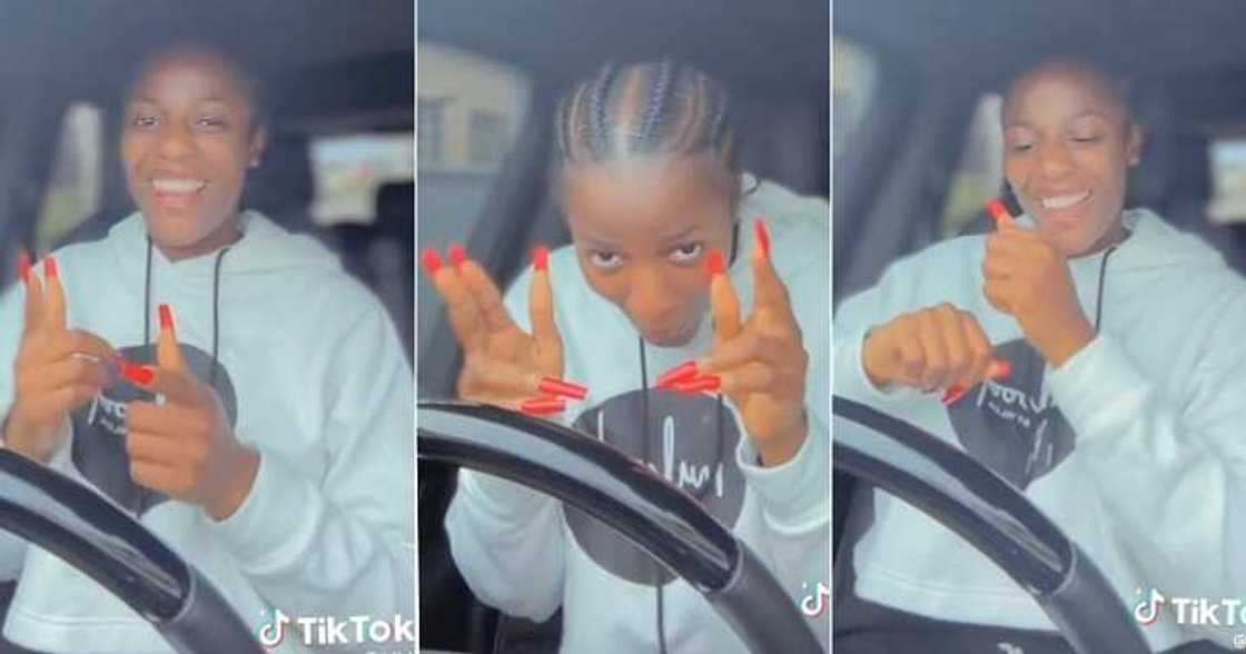 Hilda Baci dances inside her car Hilda Baci dances inside her car