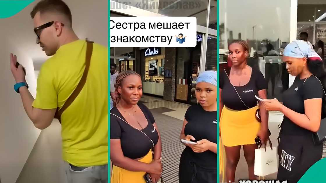 Two Ghanaian Ladies Refuse Advances of Russian Man Recording and Posting Videos of Women