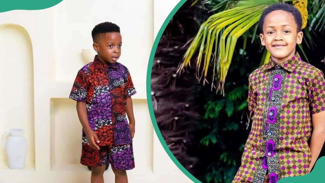 Boys in the latest Ankara designs