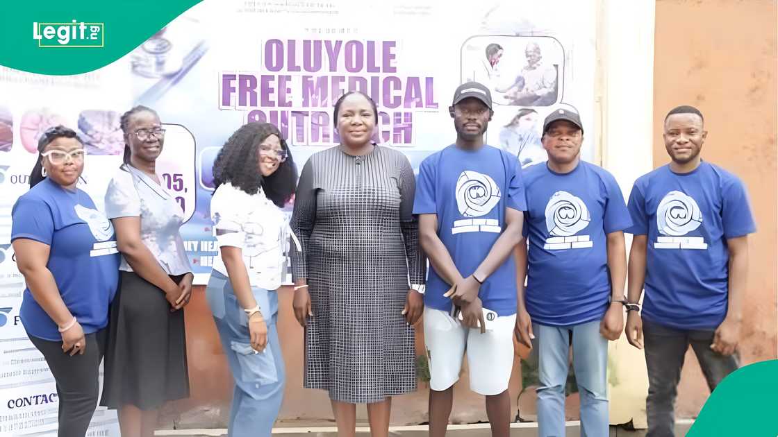 Oyo state Ministry of Health officials and PKHEF team members at the Ibadan outreach event.