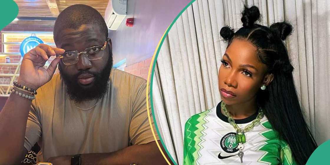 Opeyemi Famakin blasts BBNaija's Tacha over Champagne content Opeyemi Famakin blasts BBNaija's Tacha over Champagne content