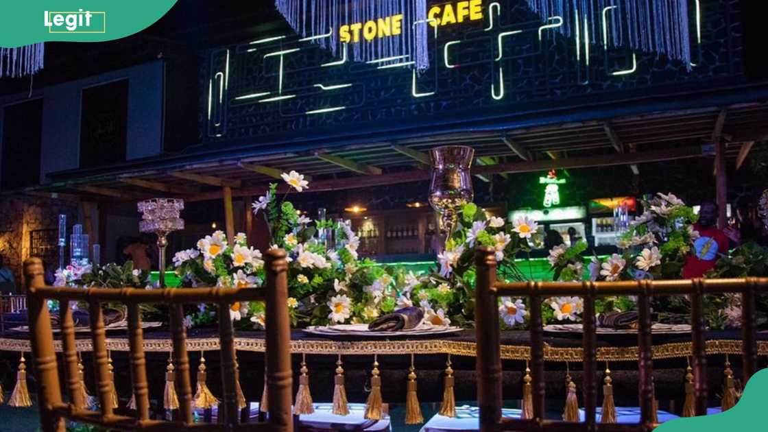 A section of Stone Café Bar & Grill restaurant A section of Stone Café Bar & Grill restaurant