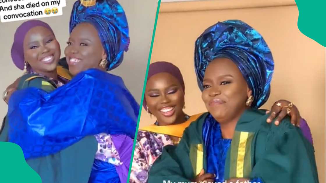 Nigerian lady, convocation, mother dies, mourning, TikTok, graduation photos, bereaved, condolences, heartbreak, social media reactions, grief, family loss, parents laid to rest, Nigeria. Nigerian lady, convocation, mother dies, mourning, TikTok, graduation photos, bereaved, condolences, heartbreak, social media reactions, grief, family loss, parents laid to rest, Nigeria.
