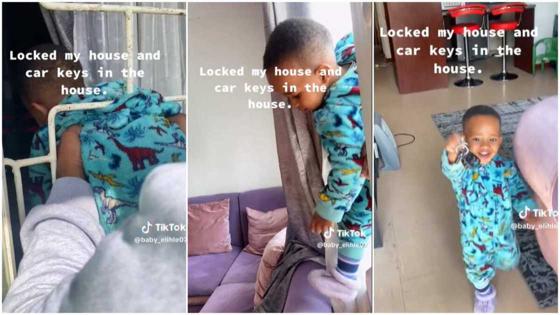 Mother and smart kid/baby retrieved home key. Mother and smart kid/baby retrieved home key.