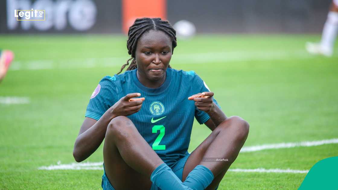 Babajide Rinsola, Super Falcons, Nigeria, Tunisia, 2025 WAFCON. Babajide Rinsola, Super Falcons, Nigeria, Tunisia, 2025 WAFCON.