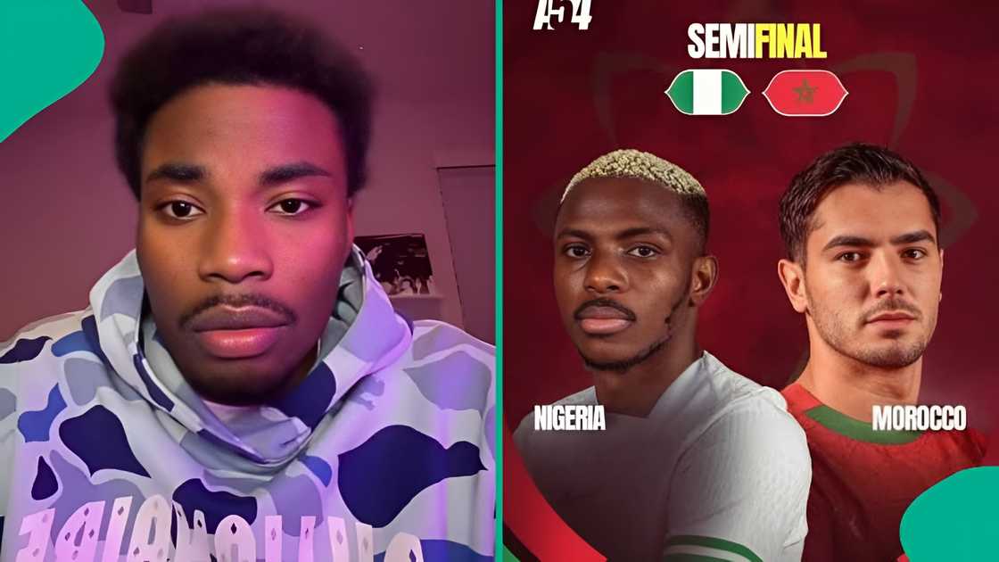 Nigerian fan says coaching and pressure led to Nigeria's AFCON semi-final loss to Morocco. Nigerian fan says coaching and pressure led to Nigeria's AFCON semi-final loss to Morocco.