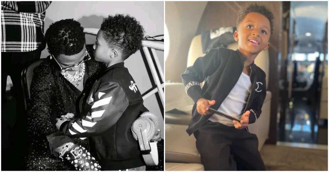 Photos of Wizkid and his son Zion Photos of Wizkid and his son Zion