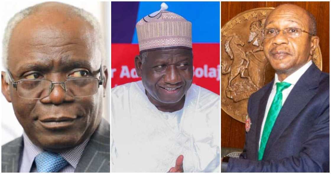 Emefiele's sack/ Falana calls for Emefiele's call/ Prominent Nigerians call for Emefiele sack/ Emefiele suspended/ CBN governor suspended/ Tinubu suspends Emefiele