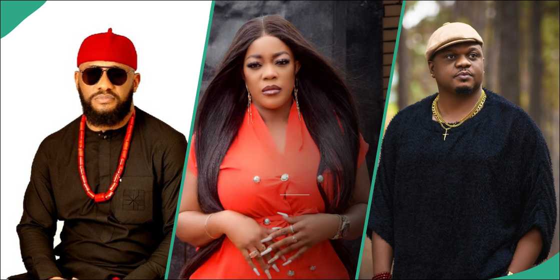 Yul Edochie and colleagues trends over gay allegations, actress Ese Esin, actor Ken Erics Yul Edochie and colleagues trends over gay allegations, actress Ese Esin, actor Ken Erics