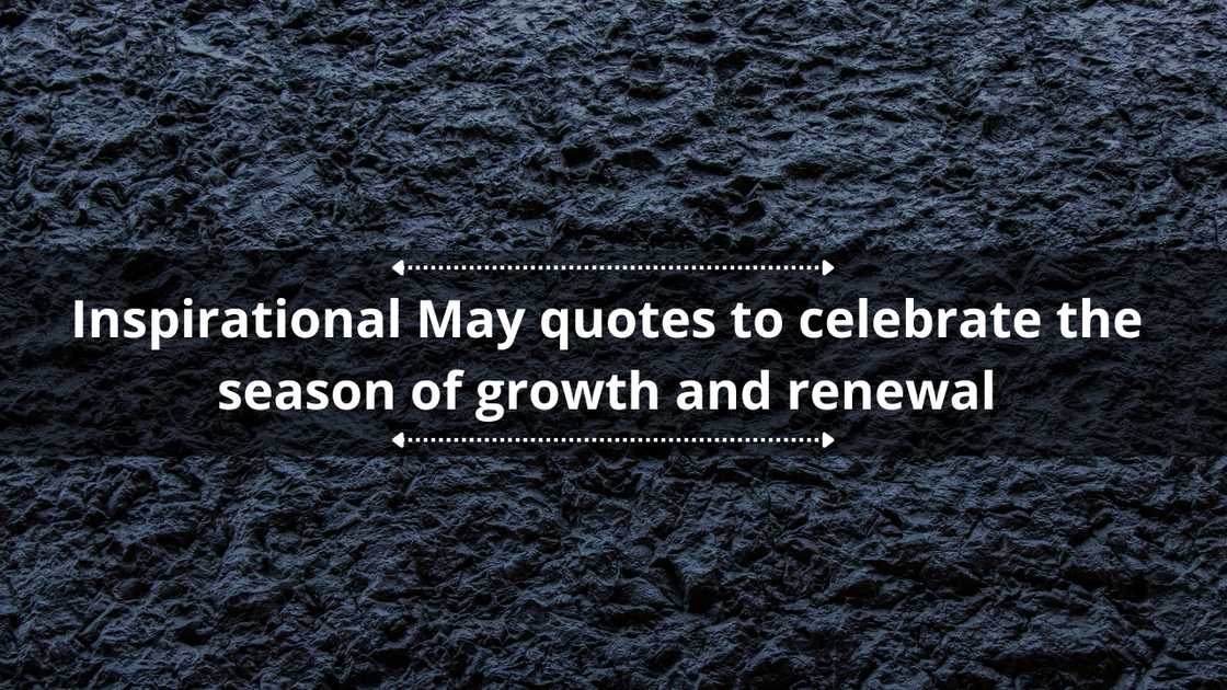 Inspirational May quotes Inspirational May quotes