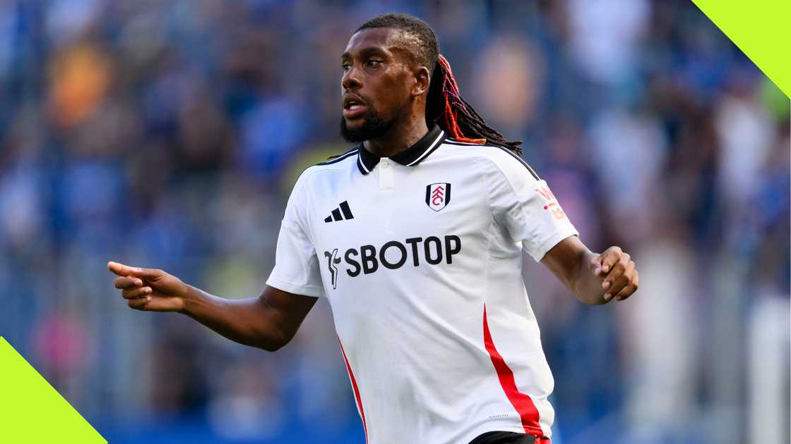 Alex Iwobi during a pre-season friendly for Fulham. Alex Iwobi during a pre-season friendly for Fulham.
