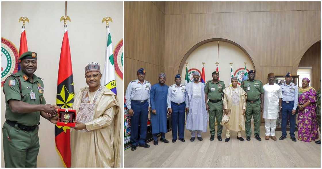 Gov Uba Sani and Service Chiefs/ Securing kaduna state Gov Uba Sani and Service Chiefs/ Securing kaduna state