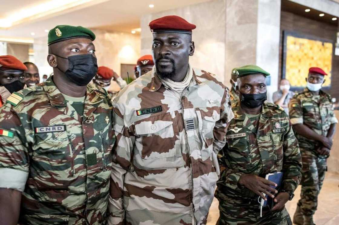 Colonel Mamady Doumbouya took power after a coup in September Colonel Mamady Doumbouya took power after a coup in September