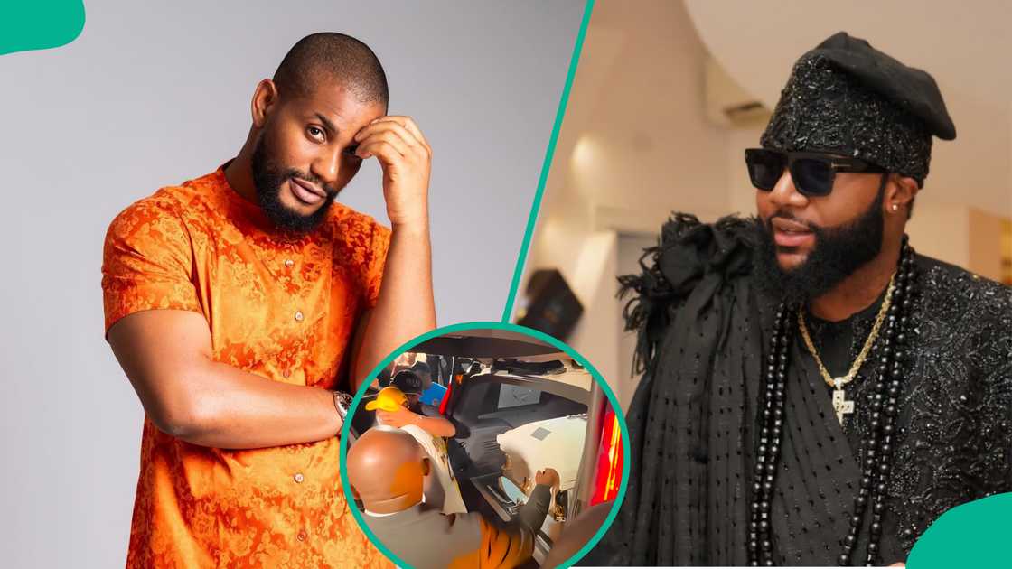 E-money attends Alexx Ekubo's funeral in Abia state
