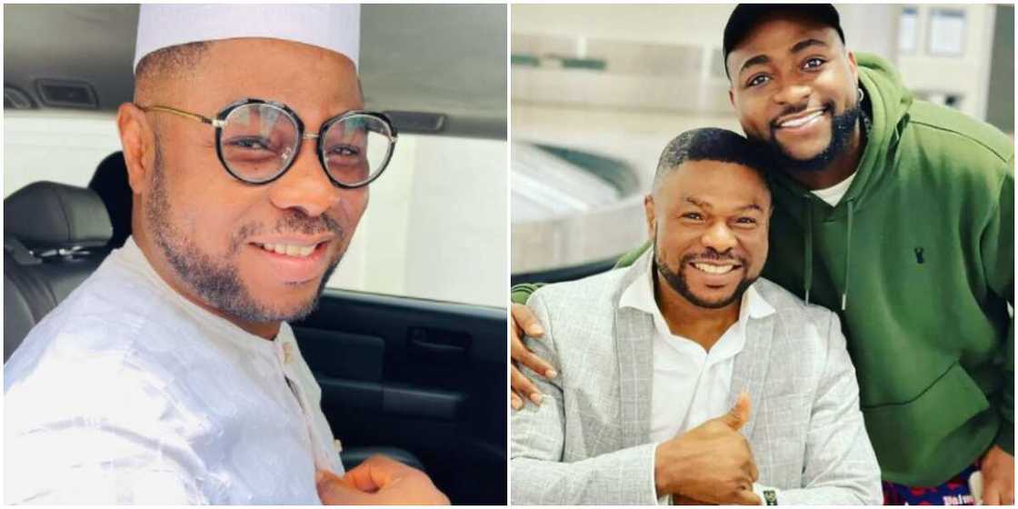 Yinka Ayefele meets Davido