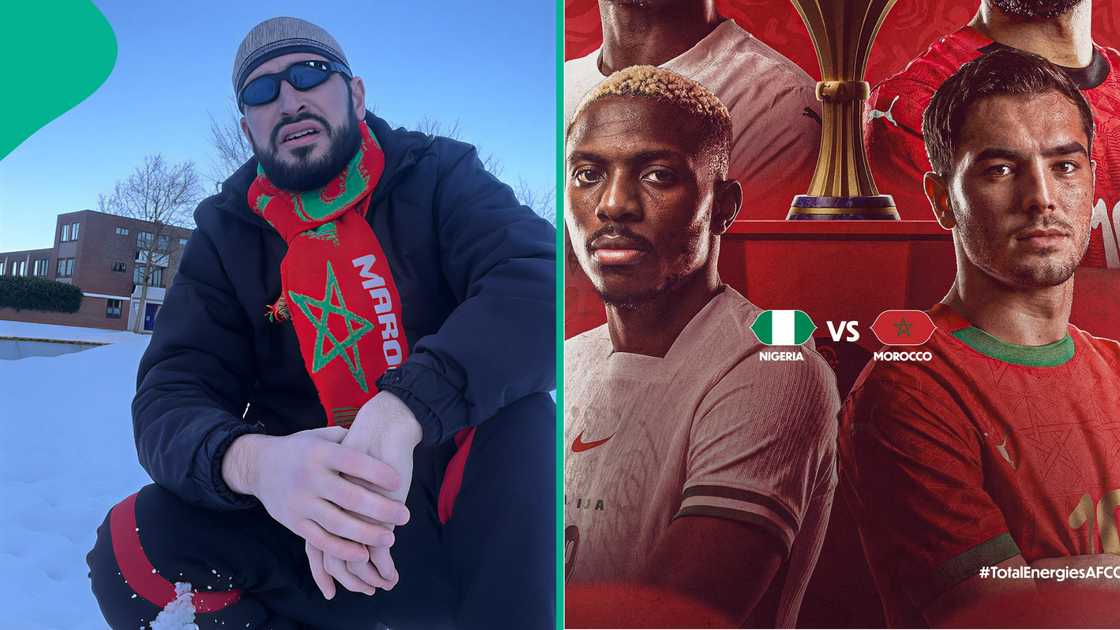 Moroccan man sends message to Nigerians ahead of Morocco's AFCON semi-final match with Nigeria