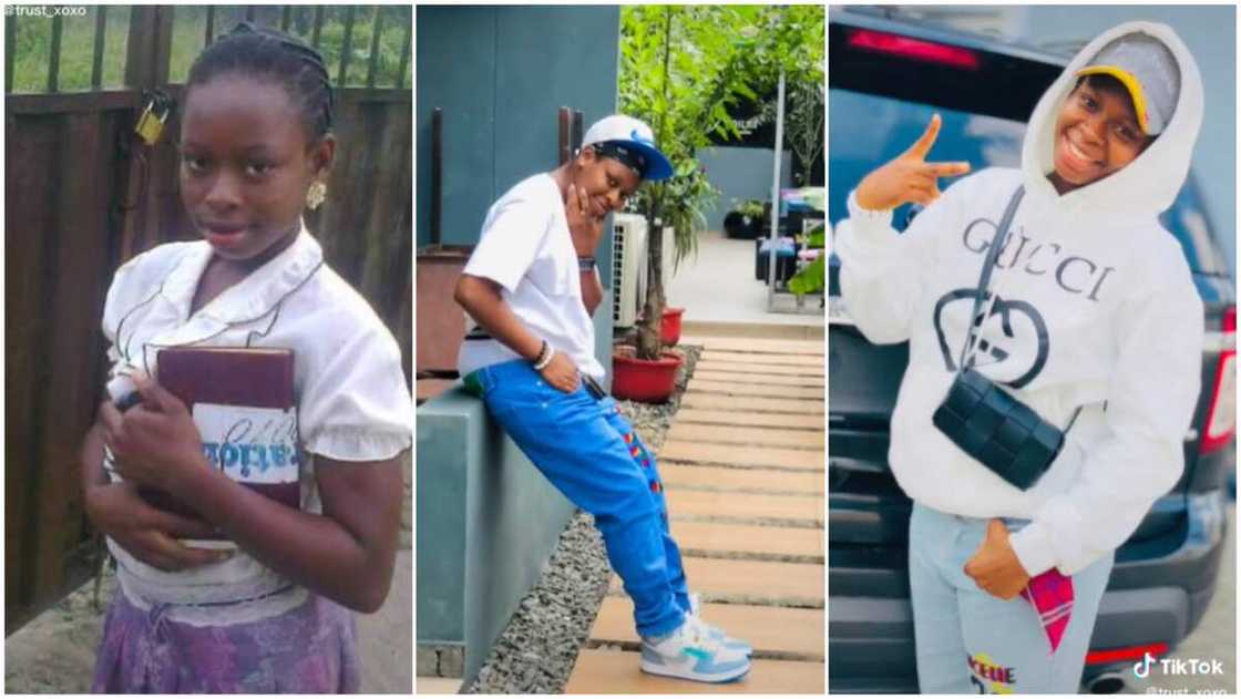 Amazing tomboy transformation/the lady looks rich. Amazing tomboy transformation/the lady looks rich.