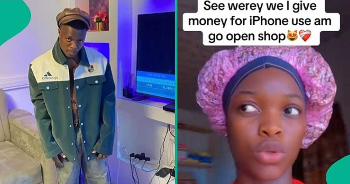 Nigerian man who gave girlfriend money to buy iPhone reacts after she opened shop instead. Nigerian man who gave girlfriend money to buy iPhone reacts after she opened shop instead.