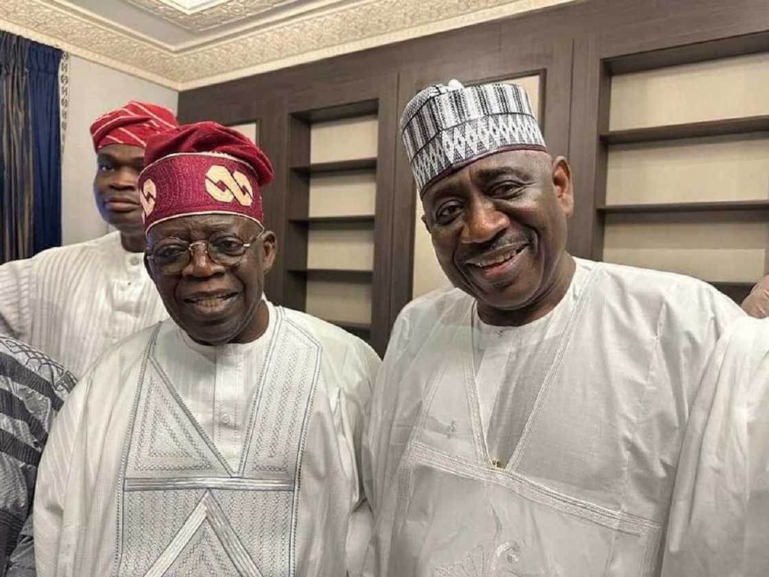 Shugaban APC na Kano tare da Bola Tinubu Shugaban APC na Kano tare da Bola Tinubu