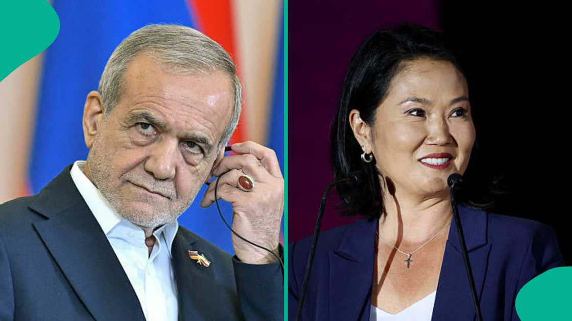 Masoud Pezeshkian da Keiko Fujimori