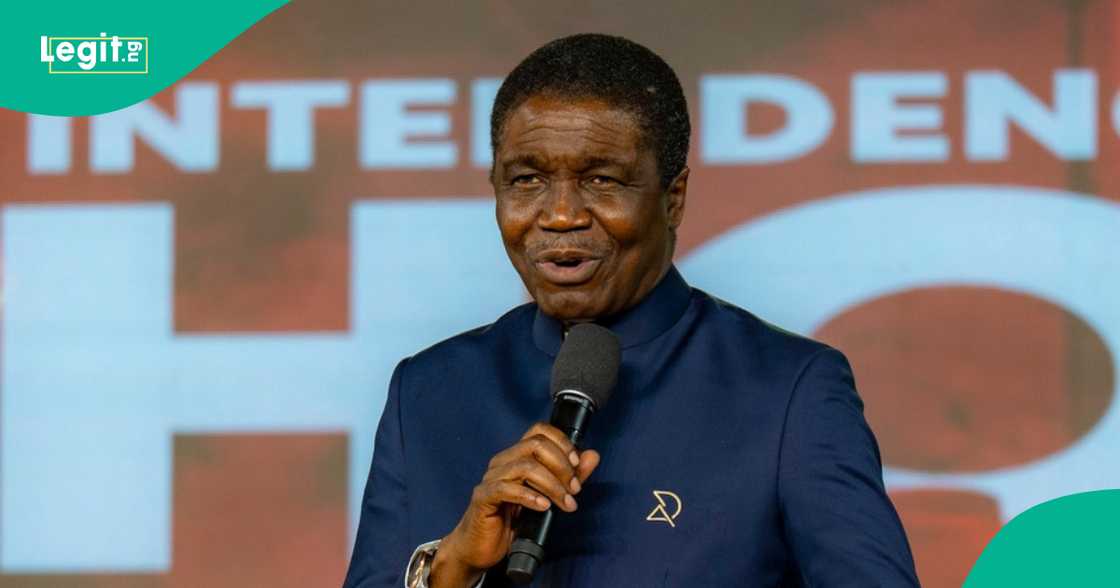 Bishop David Abioye shares why men shouldn't wear earrings and plait their hair, blasts those who do so