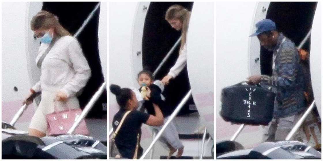 Kylie Jenner, Travis Scott spotted returning from weekend getaway with daughter Stormi Kylie Jenner, Travis Scott spotted returning from weekend getaway with daughter Stormi
