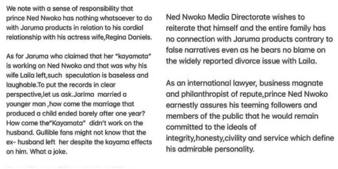 Ned Nwoko and Jaruma. Ned Nwoko and Jaruma.